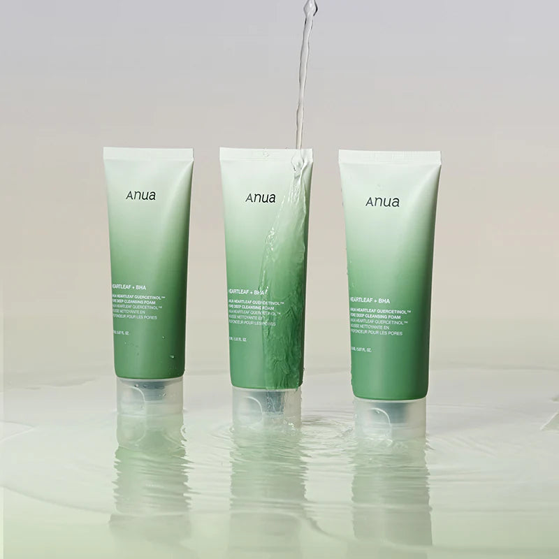 ANUA - Heartleaf Quercetinol Pore Deep Cleansing Foam - mousse nettoyante