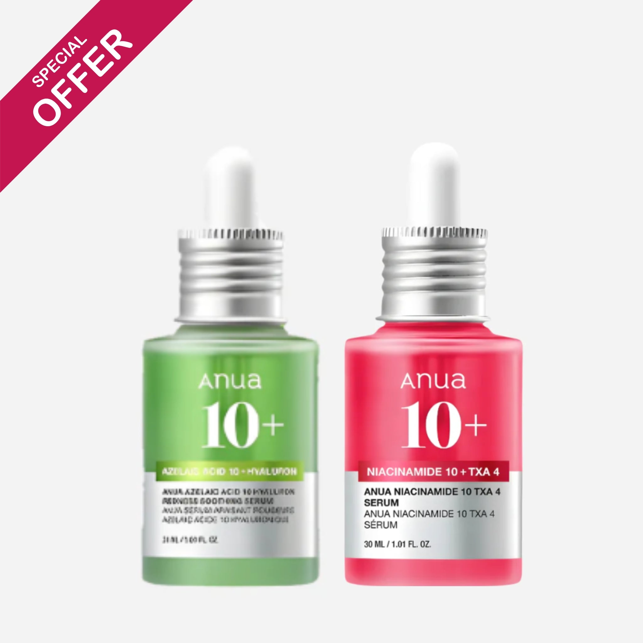 Pack ANUA Niacinamide 10% + TXA 4% & Azelaic Acid 10% + Hyaluronic