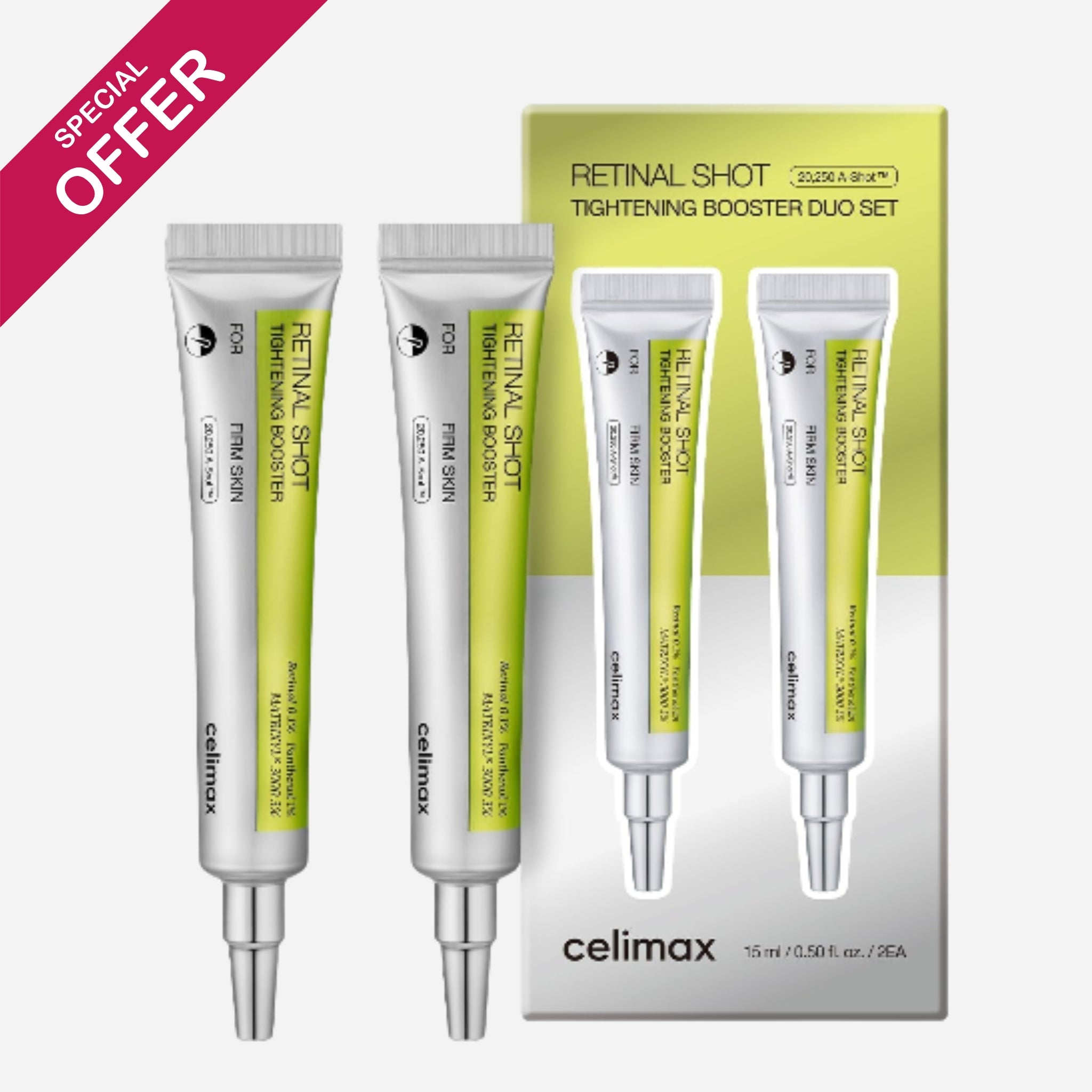 Celimax - Pack Retinal Shot Duo Booster – Anti-Âge Glow
