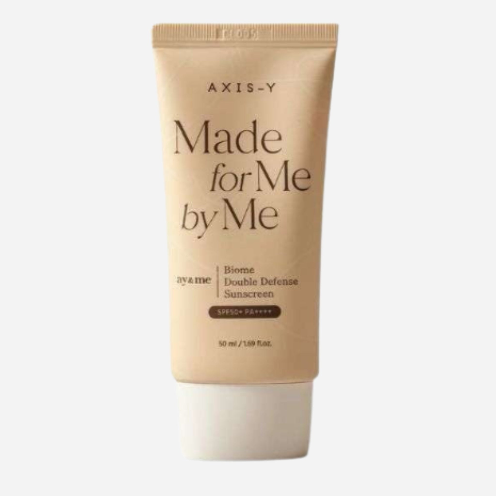 AXIS-Y - MADE FOR ME BY ME BIOME DOUBLE DEFENSE SUNSCREEN SPF 50+PA+ 50 ML