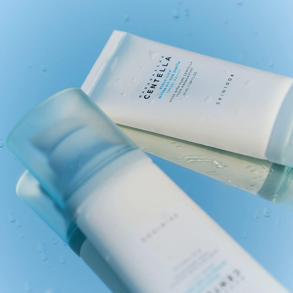 SKIN1004 – Double Sérum Solaire Madagascar Centella Hyalu-Cica Water-Fit (2 x 50 ml)