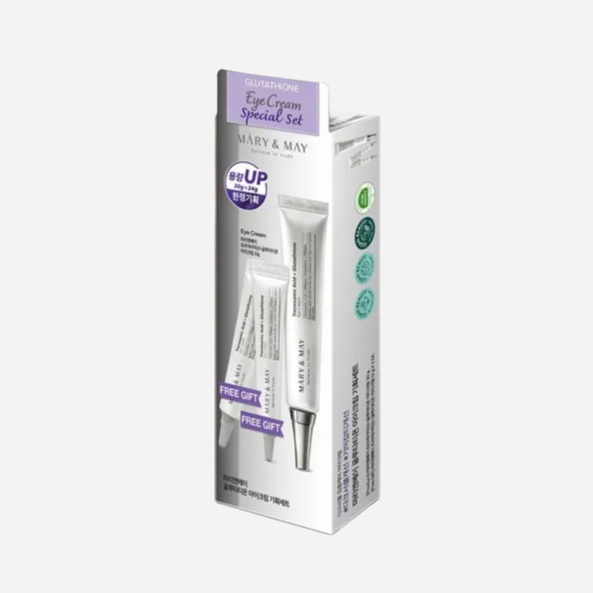 Mary&May - Glutathione Eye Cream Special Set - Crème contour des yeux