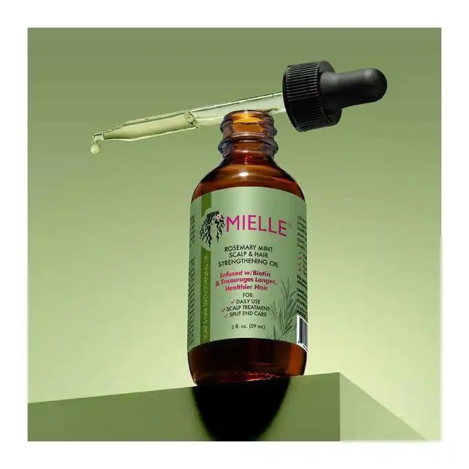 Huile & Shampoing Fortifiants au Romarin & Menthe – Mielle