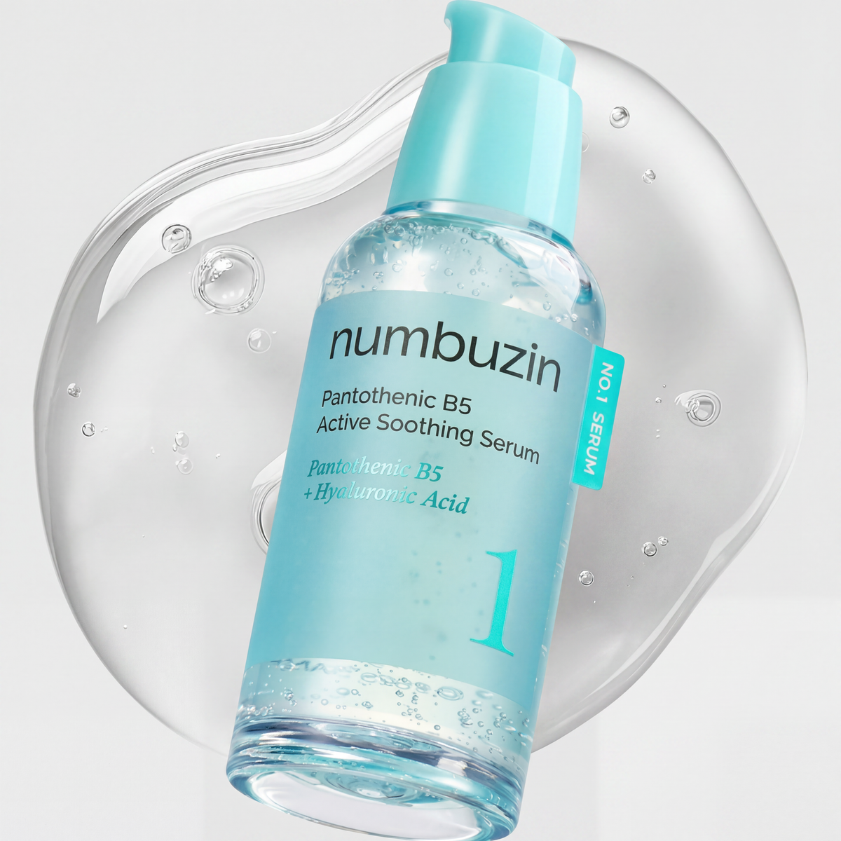 Numbuzin – No.1 Pantothenic B5 Active Soothing Serum | Panthénol B5 + Acide Hyaluronique | Apaisant & Hydratant Intense