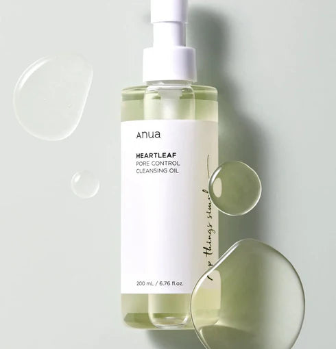 ANUA - Heartleaf Pore Control Cleansing Oil - Huile nettoyante démaquillante