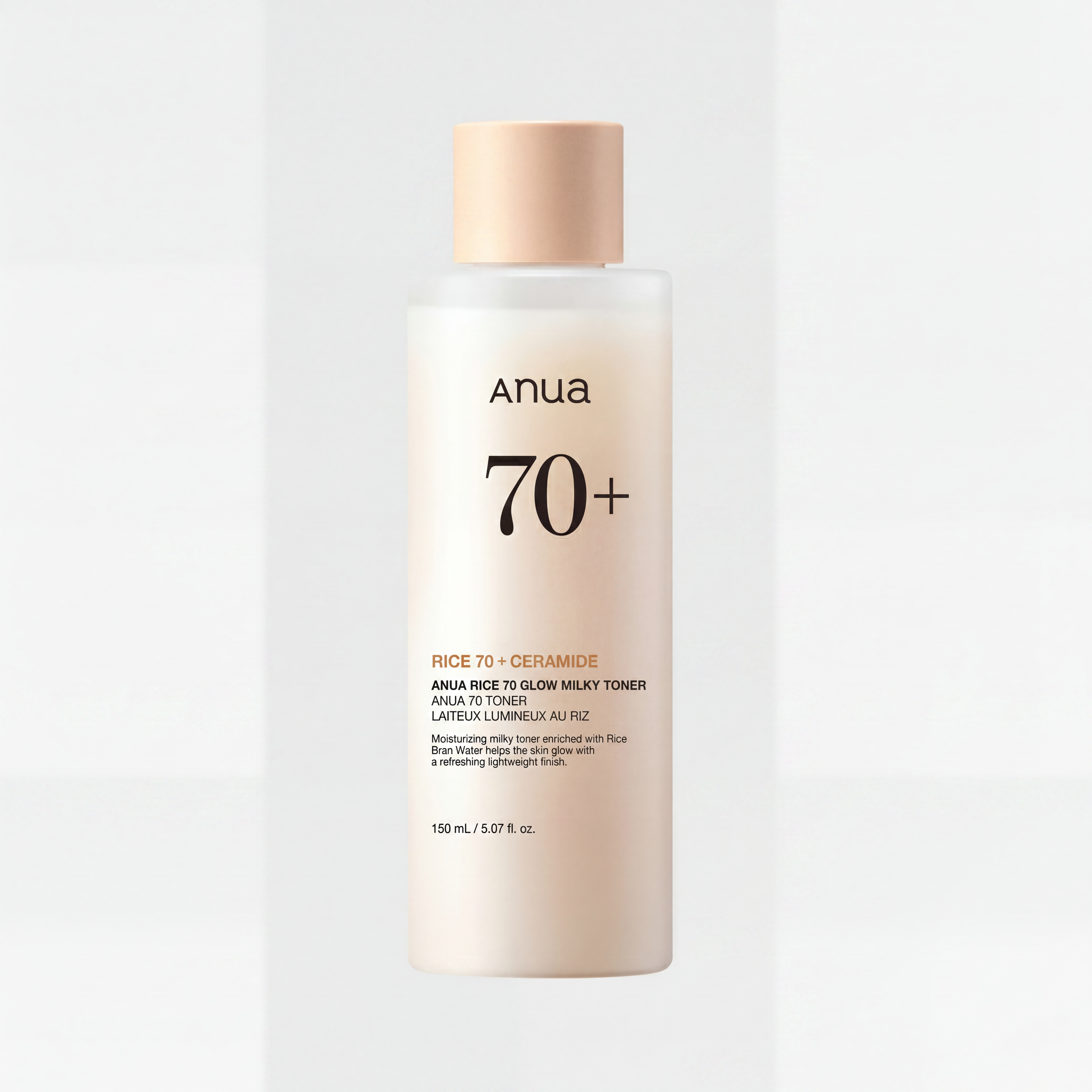 Anua - Rice 70 Glow Milky Toner - Tonique éclaircissant laiteux au riz