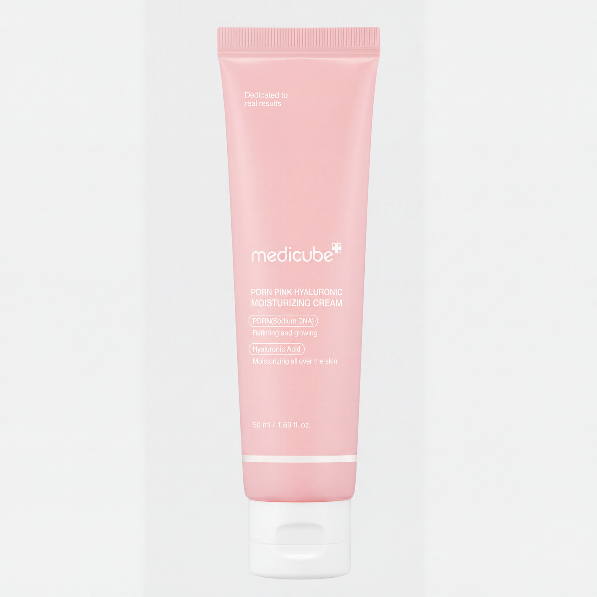 Medicube – PDRN Pink Hyaluronic Moisturizing Cream | PDRN (Sodium DNA) + Acide Hyaluronique | Raffermissant & Hydratant | 50ml