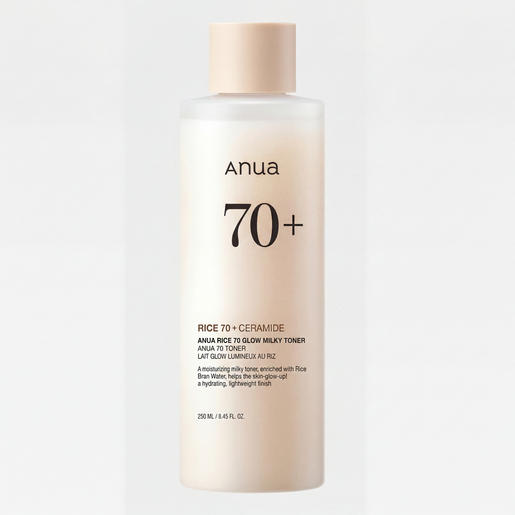 Anua - Rice 70 Glow Milky Toner - Tonique éclaircissant laiteux au riz