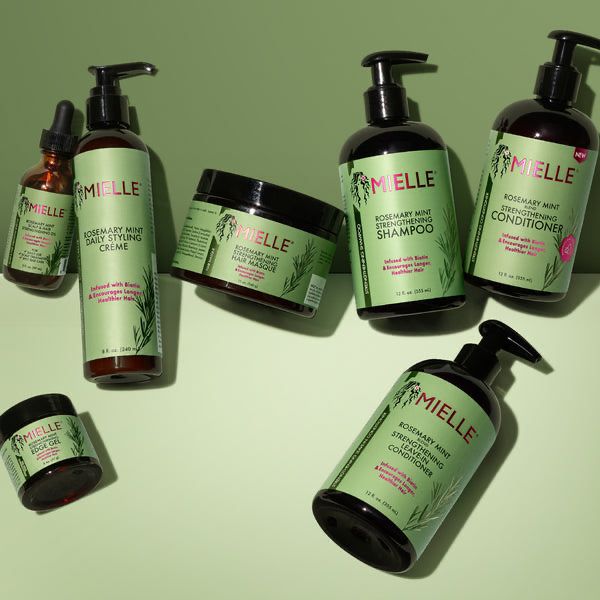 Huile & Shampoing Fortifiants au Romarin & Menthe – Mielle
