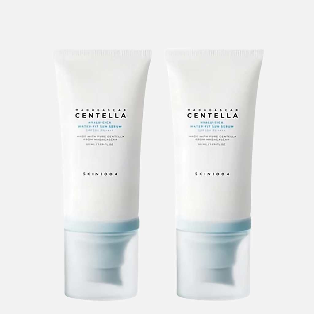 SKIN1004 – Double Sérum Solaire Madagascar Centella Hyalu-Cica Water-Fit (2 x 50 ml)