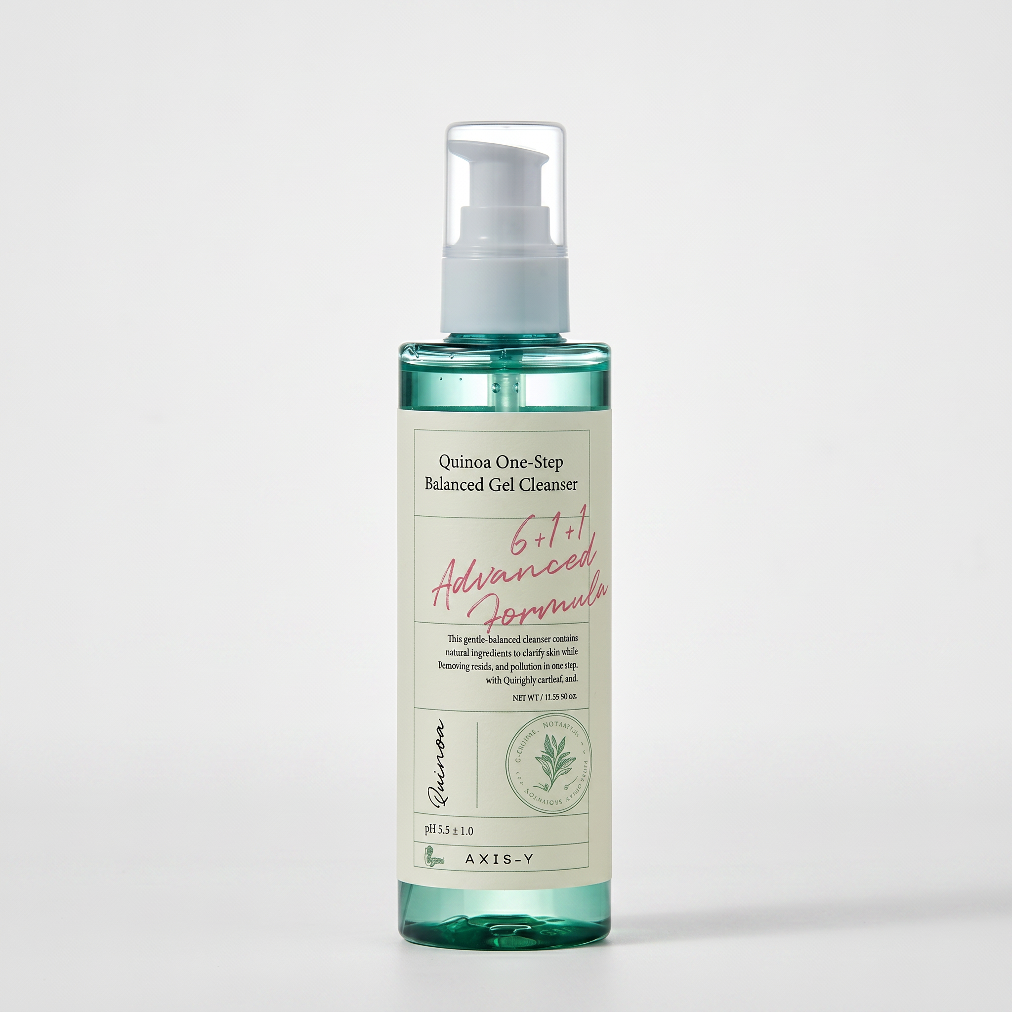 Axis-Y – Quinoa One-Step Balanced Gel Cleanser | Formule Avancée 6+1+1 | pH 5.5