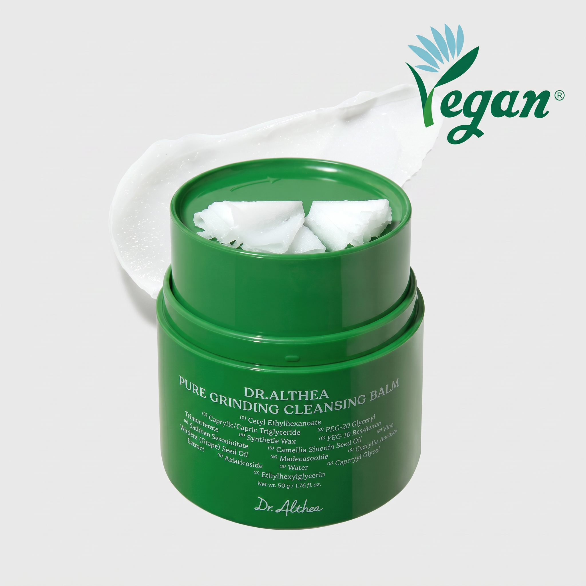 Dr. Althea – Pure Grinding Cleansing Balm | Baume Démaquillant Vegan | Centella & Madecassoside | 50g