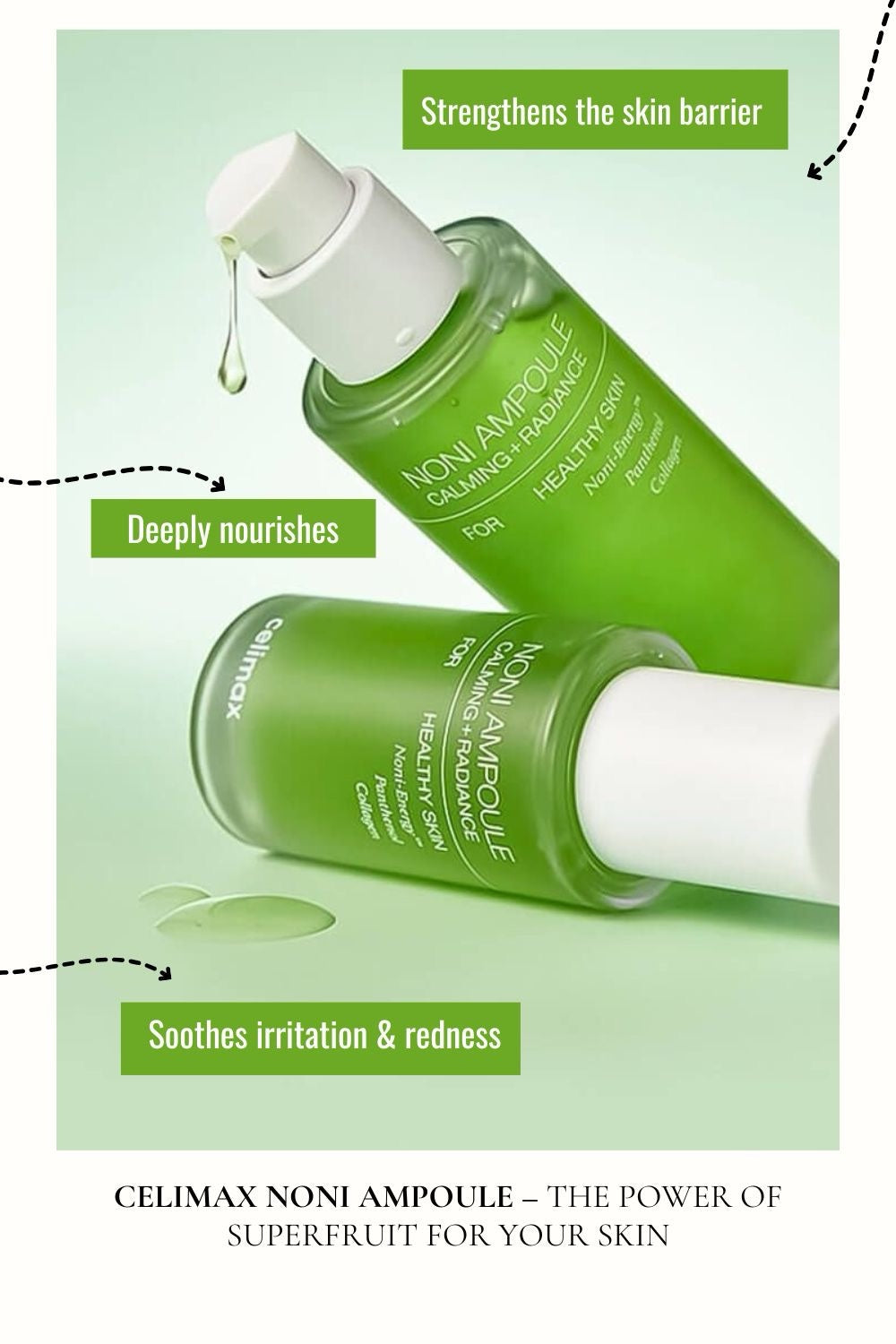 Celimax - Noni Ampoule Calming + Radiance Jumbo - Ampoule noni calme + éclat (Grand format) 50ml