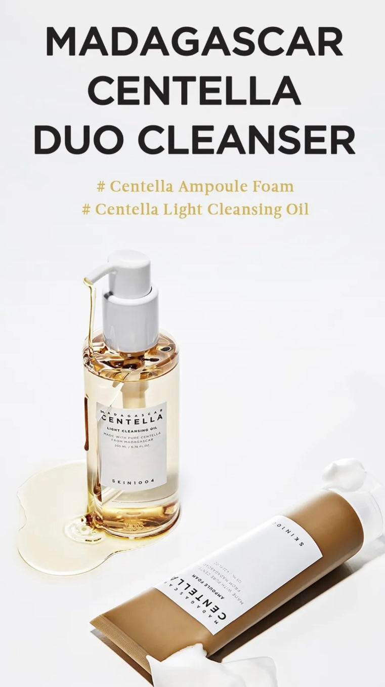SKIN1004 - Madagascar Centella Double Cleansing Duo Set - Kit double nettoyage à la Centella