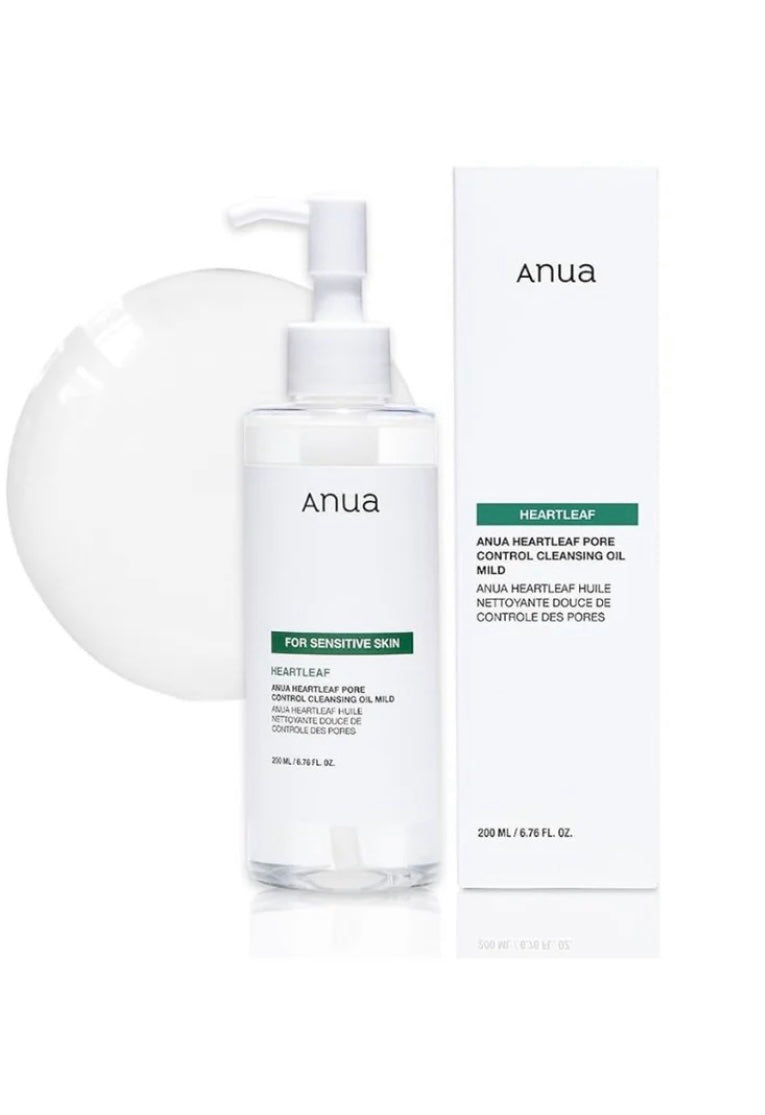 ANUA - Heartleaf Pore Control Cleansing Oil Mild - For sensitive skin