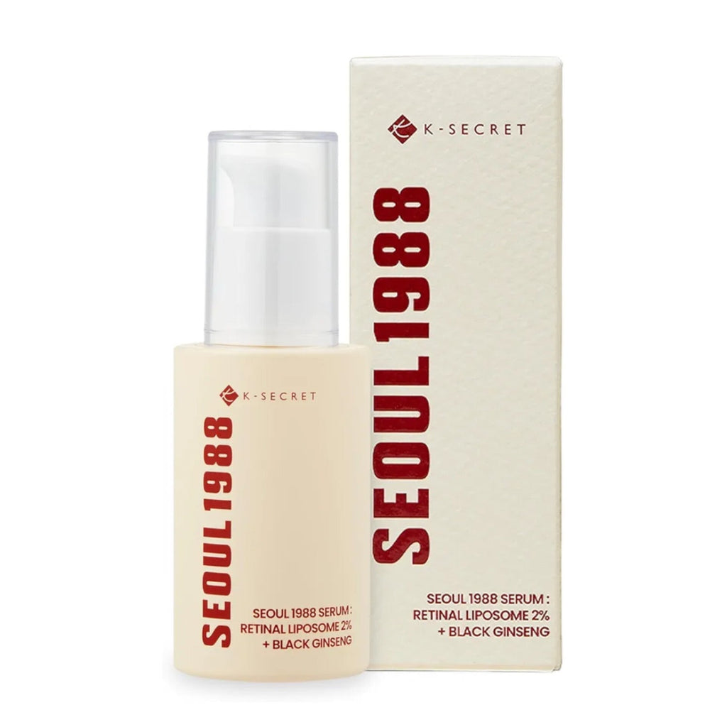 KSECRET SEOUL 1988 - Retinal Serum: 2% Retinal Liposome + Black Ginseng - 30ml
