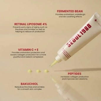 KSECRET SEOUL 1988 - Eye Cream Retinal Liposome 4% + Fermented Bean - 30ml