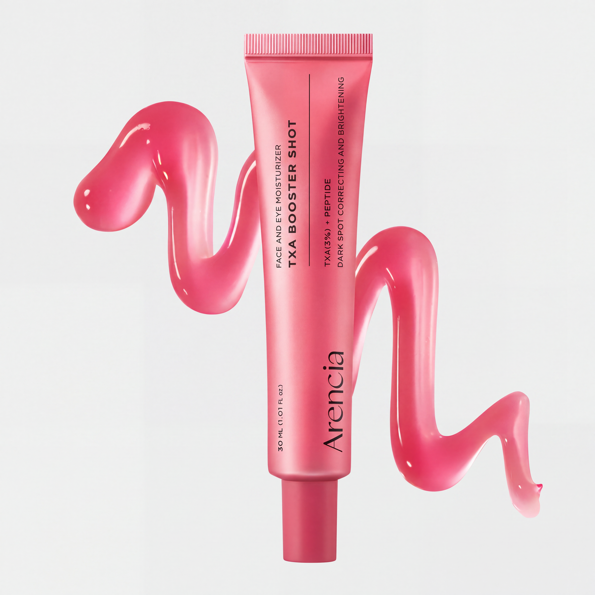Arencia – TXA Booster Shot | Crème Visage & Yeux | TXA 3% + Peptide | Correction Taches & Éclat | 30ml
